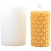 3D Honeycomb Cylindrical Shape DIY Silicone Mold Handmade Candle Flipping Sugar Cake or Soap Aromatherapy Multifunctional Tool