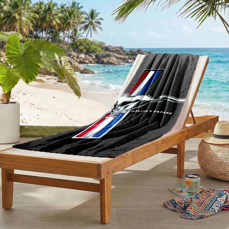 Mustang Fashion Beach Towel: Ideal for Summer Adventures Soft, absorbent and quick drying suitable for swimming and bathing