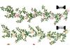 Artificial Rose Vine for Air Conditioner Pipe and Ceiling Wall Decoration