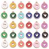 10pcs Alloy Hollow Charm Color Love Heart Charms for Jewelry Making DIY Handmade Necklace Pendant Earrings Accessories Wholesale