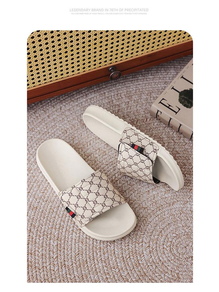 Men's Adjustable Trendy EVA Slippers: High-End, Indoor/Outdoor Summer Style with Magic Tape