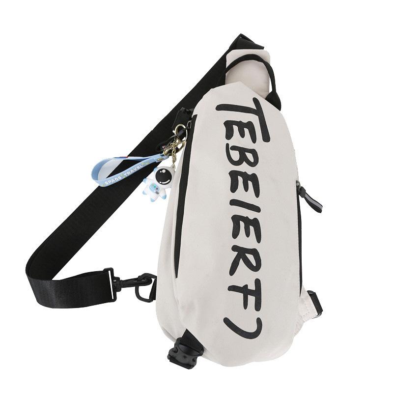 Unisex brystveske Enkel oppbevaringsveske Lett reiseveske Liten ryggsekk Crossbody-veske Mote Uformelt Single Should-vesker