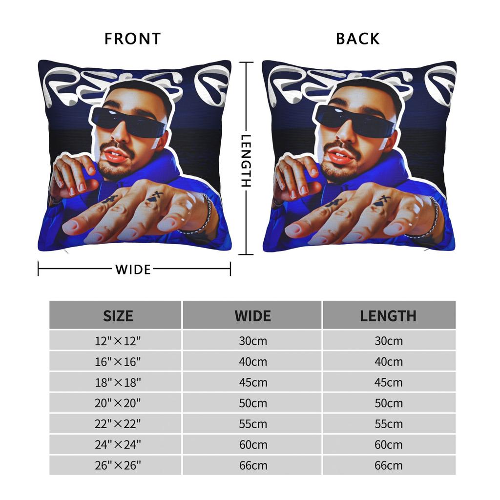 Rapper R-Rels B Pillow Cover  Novelty Pillow Case For Living Room Sofa Design Pillowcases Birthday Present