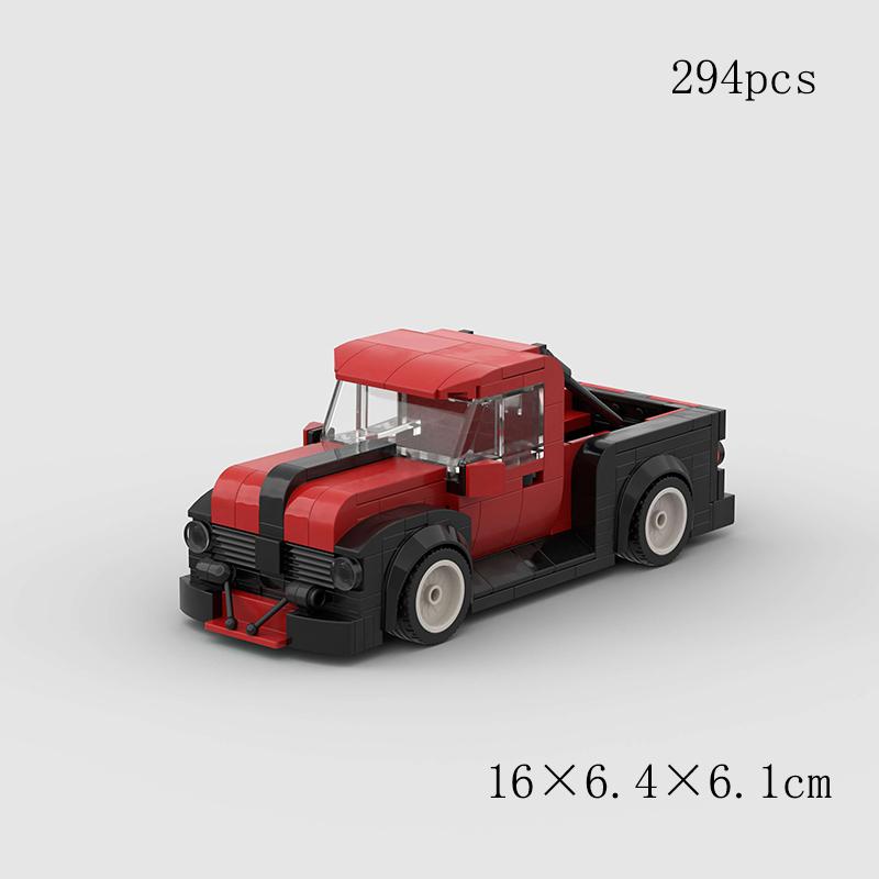 MOC Off Road Car Building Blocks Pickup Truck Bricks Cross Country Jeep SUV Humvee Speed Race City Overland Technical vehicle