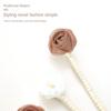 1Pcs Romantic Roses Curtain Tieback Curtain Strap Twist Band Window Curtain Buckles Flower Shape Curtain Rope Holders Home Decor