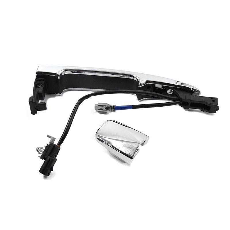2Pcs Car Front Left Right Exterior Door Handles Silver ABS 826469N00A 806469N00A 806451AA0A For Nissan Leaf Maxima Murano Sentra
