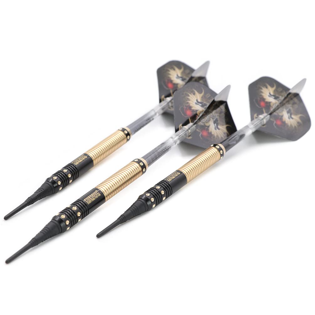 CUESOUL Dragon Deluxe Soft Tip Darts Set, 16g (B1104)