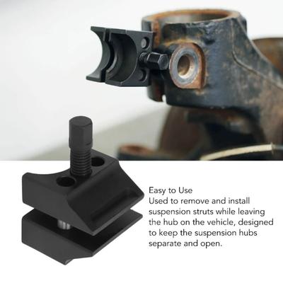 Suspension Strut Hub Steering Knuckle Tool Steel Double Ended Suspension Strut Split Spreader with Wrench for Vehicle