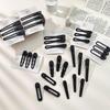 New Black Hairpin, Women'S Broken Forehead, Side Duckbill Clip, Clip For Adult Hair Accessories, Simple One-Word Clip.