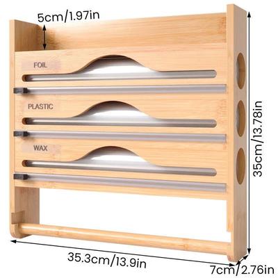 ZISIZ 3-in-1 Wandmontierter Küchenspender