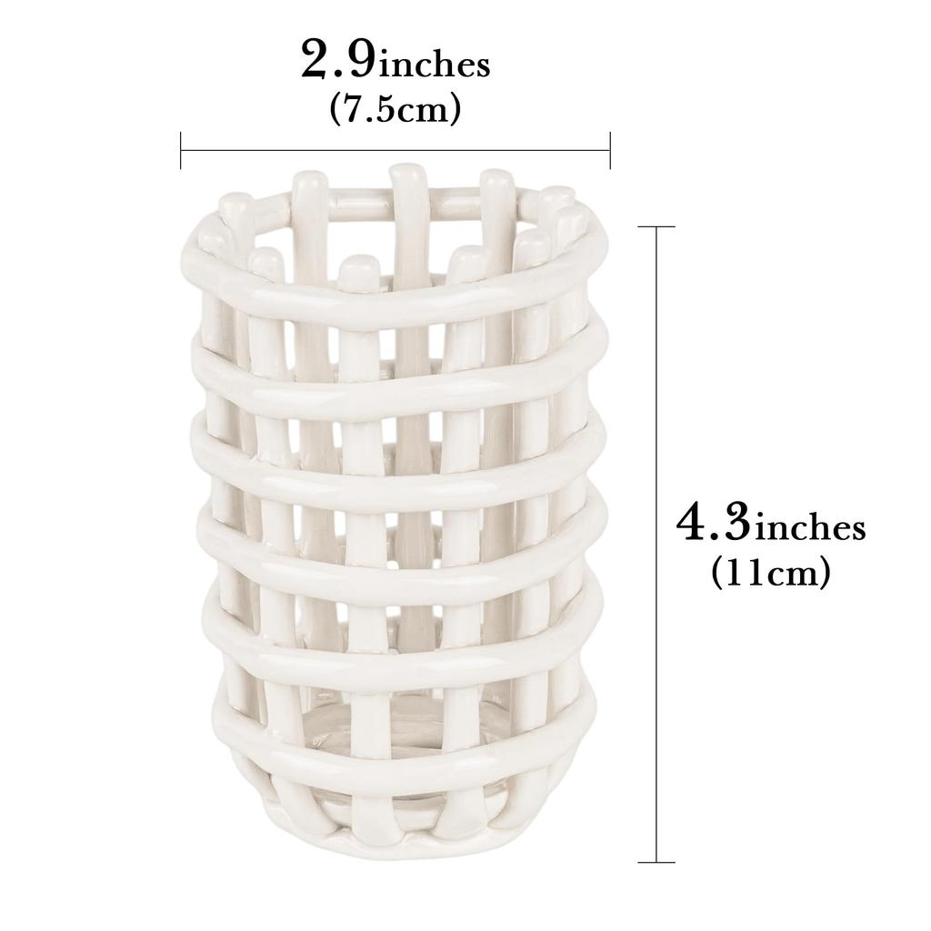 Linkidea Ceramic Countertop Toothbrush Minimalist Stand for Manual and Vanity Compatible with Reach Essentials and Cross Action Holder, Toothbrushes,