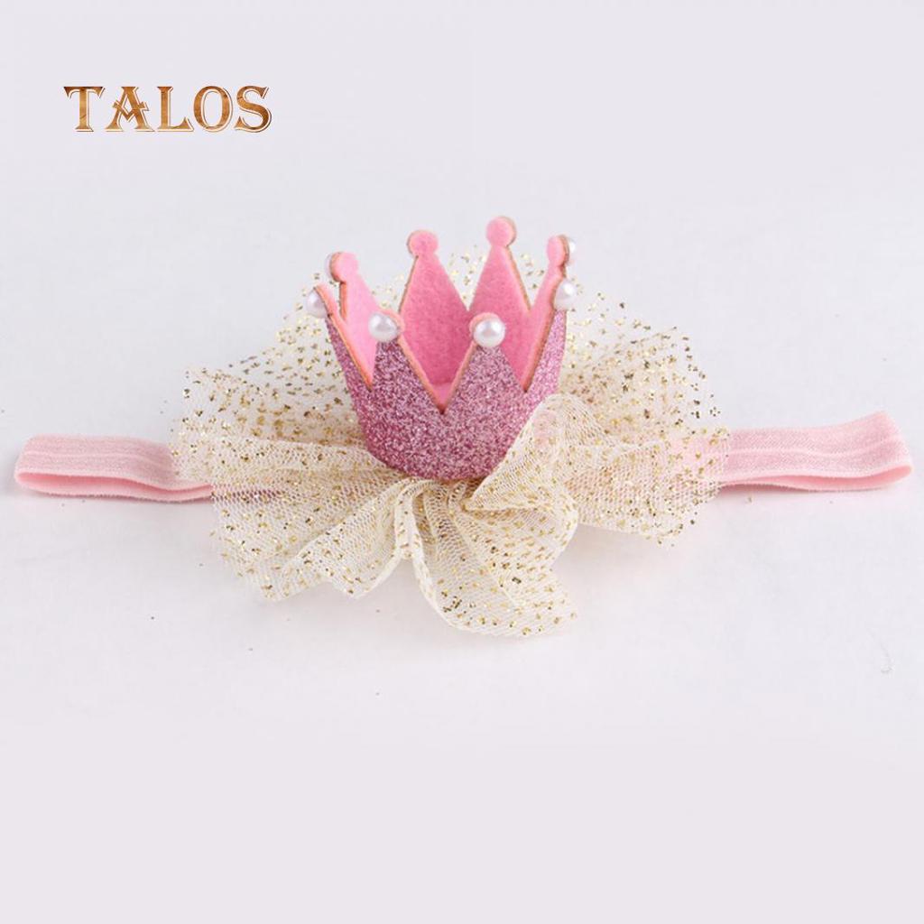 SwirlColor 2X Bambini Ragazze Principessa Corone Fasce Hairband Accessori per Capelli