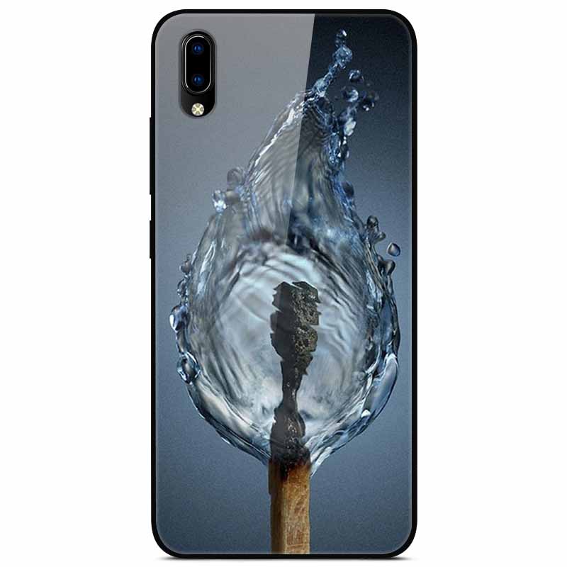 Für vivo V17 Hüllen V17 Pro Gehärtetes Glas Harte Rückseite Für Vivo V15 Pro Handyhülle Coque Für Vivo X50 Pro Lite Hülle X 50Lite