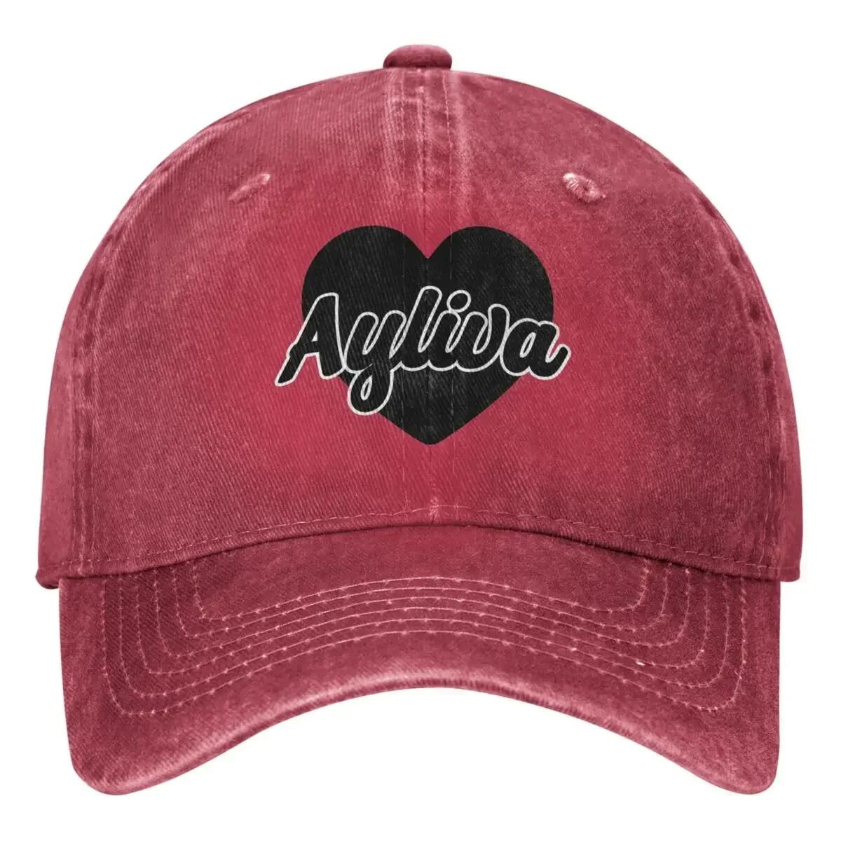 

Ayliva Black Heart Baseball Cap For Unisex Teens Die Ayliva Tour Vintage Trucker Dad Hat One Size