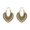 Bohemian Vintage Fashion Rope Wrap Earrings For Women Carved Hollow Geometric Drop Dangle India Earrings Boho Jewelry Wholesale