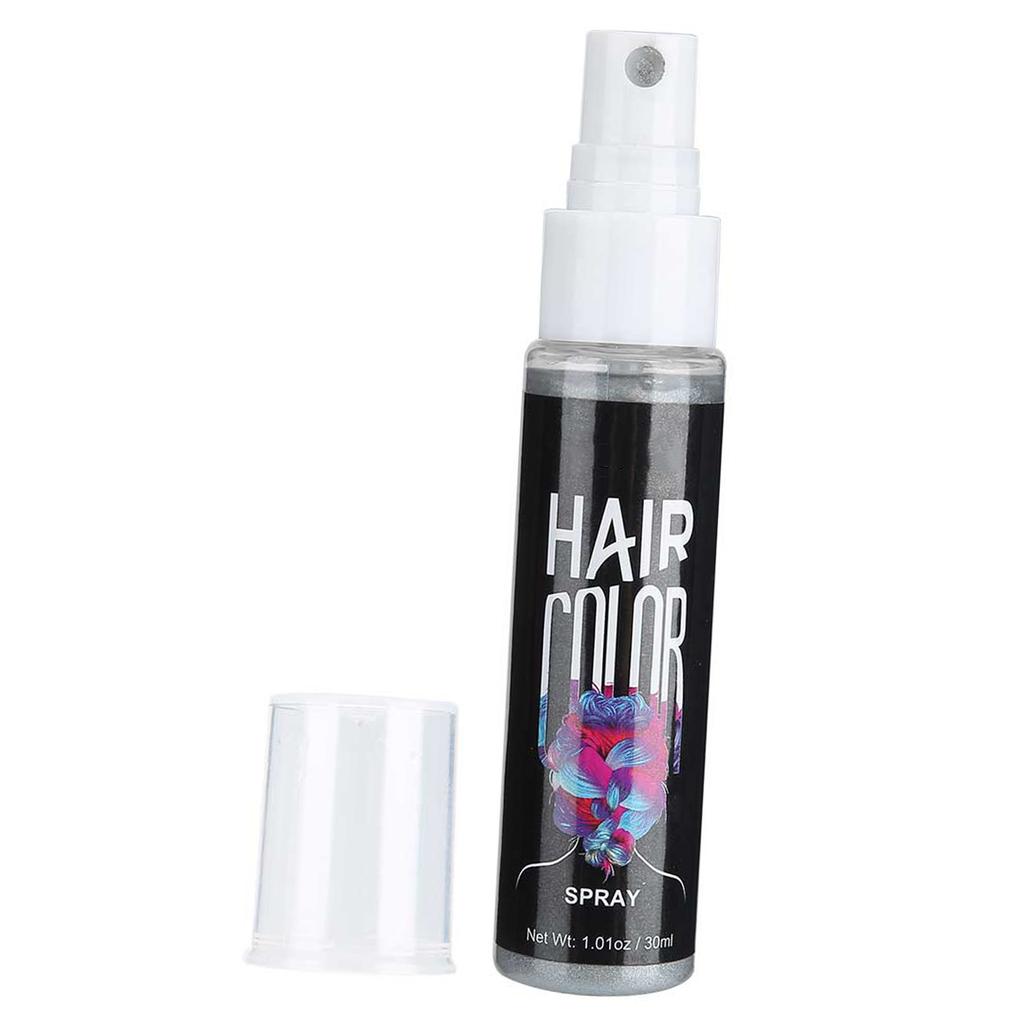 Sevich 30ml Temporary Hair Dye Spray DIY Hair Color Spray Hair Spray LiquidGray