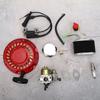 Recoil Starter Carb Ignition Coil Spark Plug OnOff Switch Fuel Cap Hose Kit Fit for Honda GX160