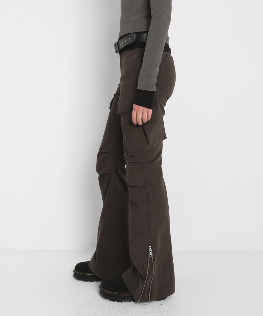 Saendeulig Bootcut Cargo Pants_Brown