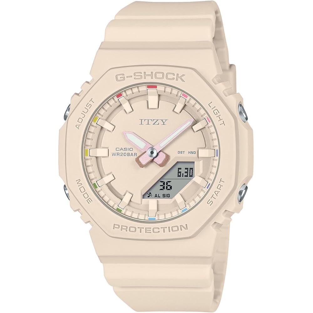 Casio G-Shock ITZY Collaboration Model GMA-P2100IT-4AJR Women s Watch Beige Pink