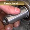 3/4" to 1" Shaft Adapter Pulley, Stainless Steel Crank Shaft Sleeve Adapter, W/Step Key Gas Engine Pulley Crank Shaft Sleeve Adapter Pulley Bore
