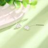 Trendy Style Lotus Tassel Earrings Light Luxury Ear Pendant Flower Drooping Earring  Special Events