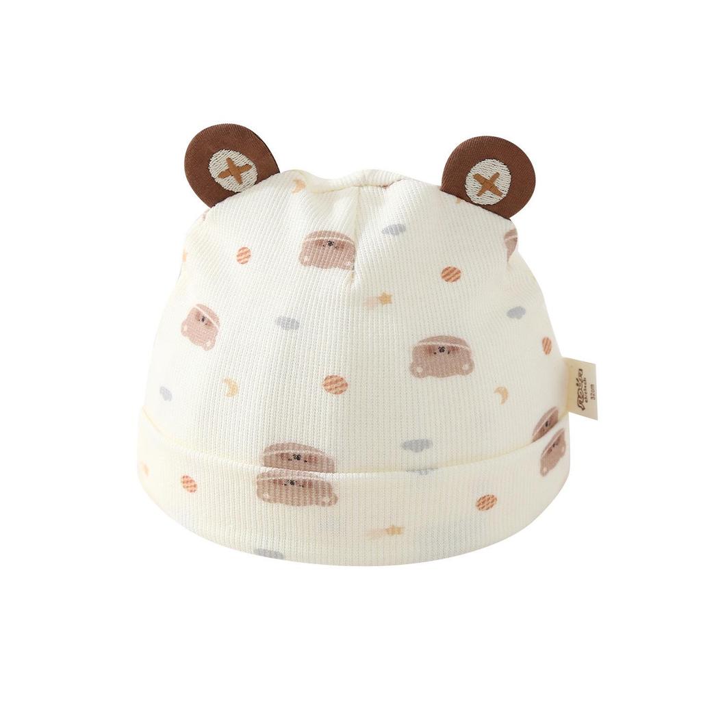Infant/Newborn Baby Hat for Spring/Autumn - Lightweight, Fontanel Protection, Outdoor Pullover Style