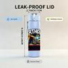 1PC Monster Truck Birthday Boy Print 750ml Color Plastic Sports Water Bottle Leakproof Flip Straw Lid Suitable for Sports Office Home Use