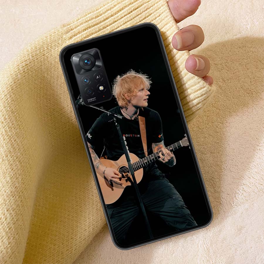 Ed Sheeran Singer Phone Case For Redmi 13C 14C Note 14 13 Pro Plus 12 12C 10A 10C 10 9A 9C 9T 9 8 8A K80 K70 Pro Cover TPU Shell