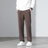 Men's Straight Leg Wool Blend Casual Trousers
