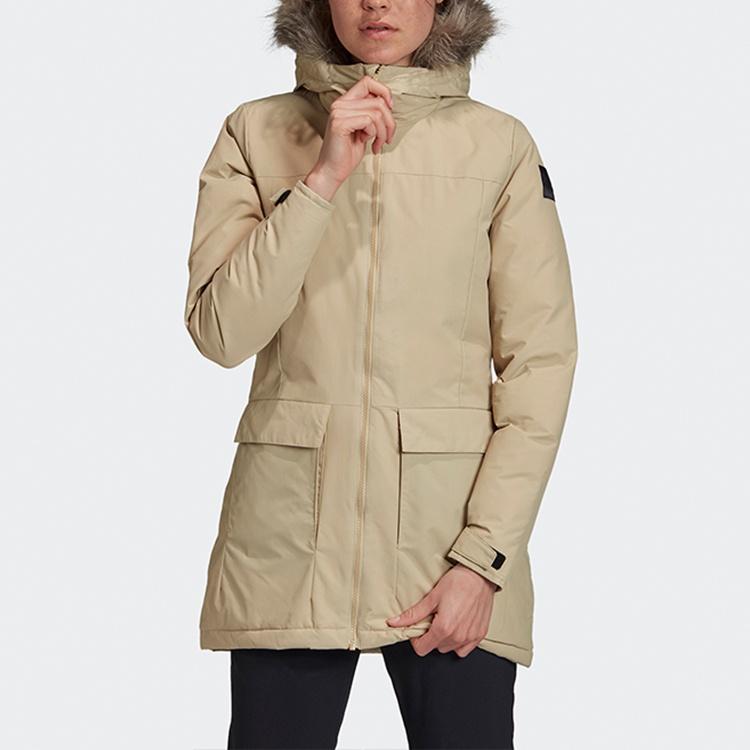 Adidas Puffer Jacket Winter Women's Khaki GE7790
