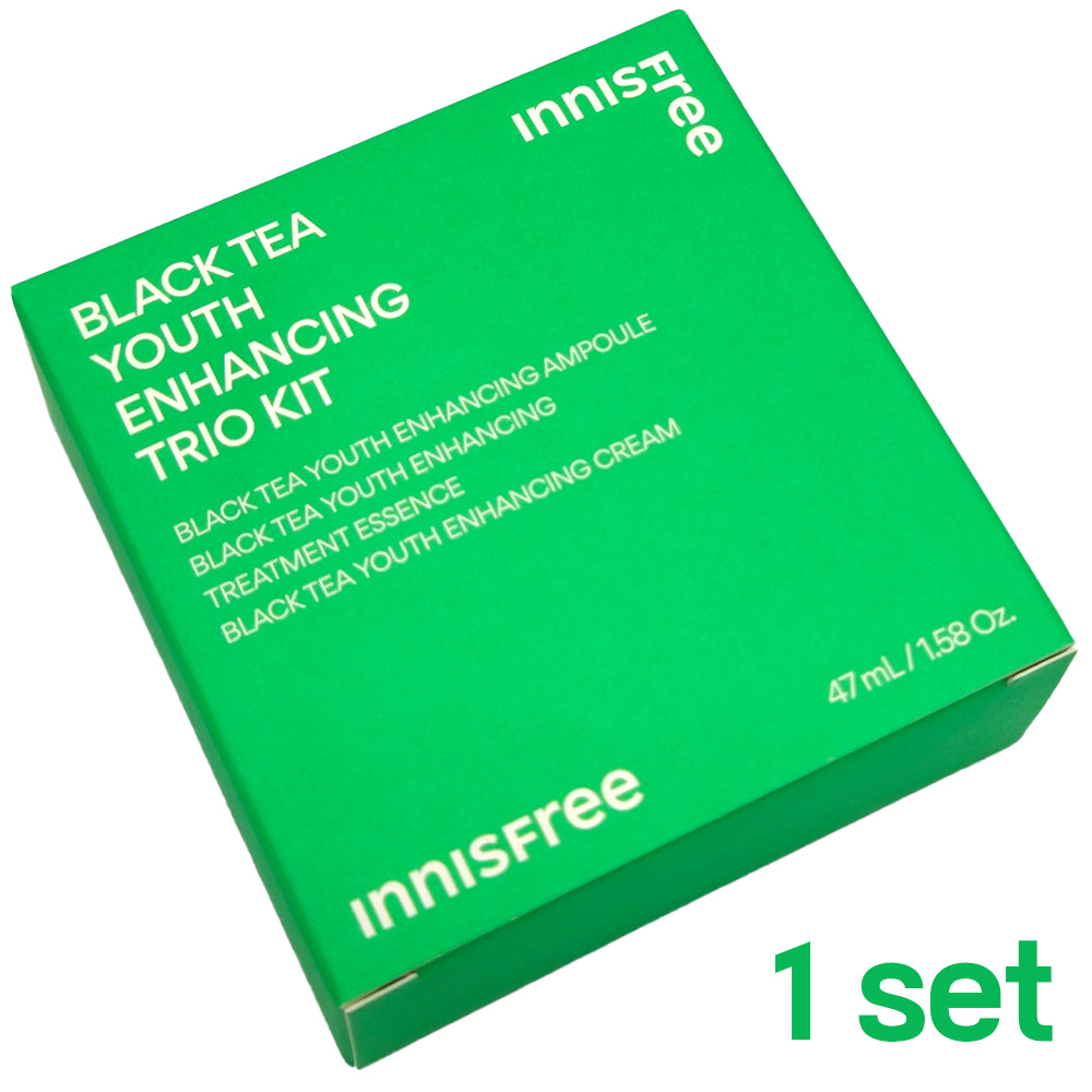 Innisfree Black Tea Youth Enhancing Trio Kit (Include 3 Items)