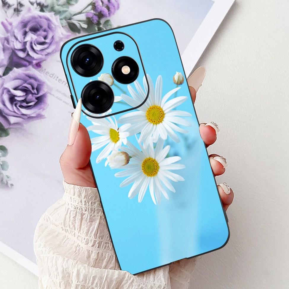For Tecno Spark 10 Pro Case KI7 Silicone Cute Fashion Flower Cool Painted Soft Back Cover For Techno Spark 10 Pro Phone Case K17