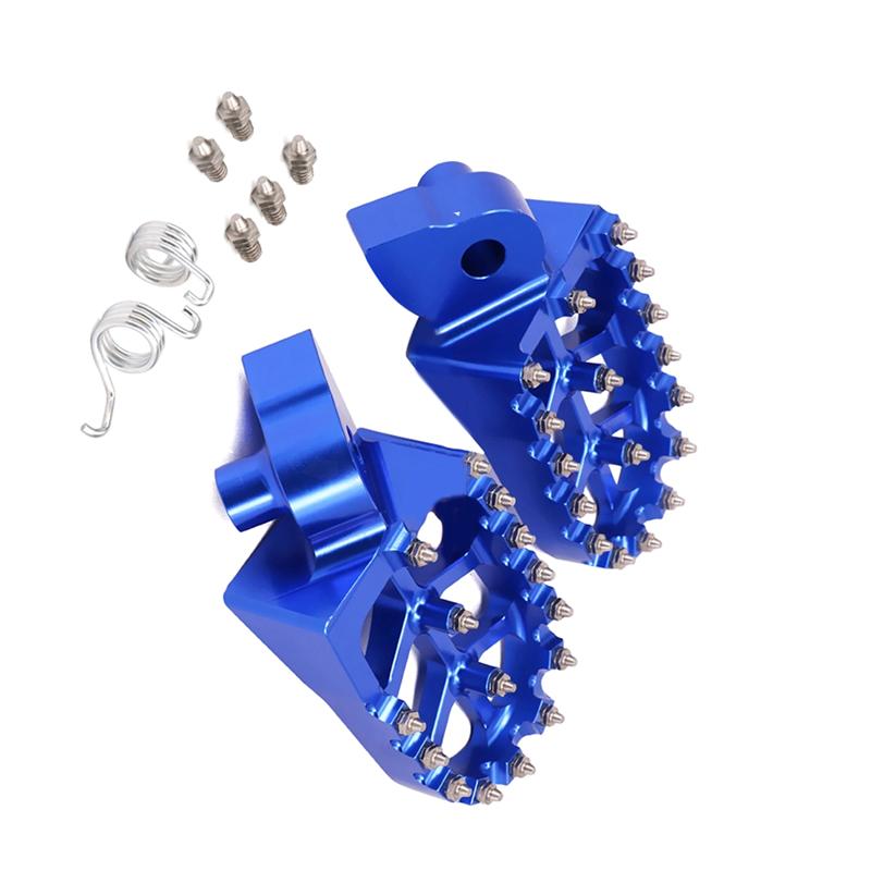 NEW-Motorcycle CNC Foot Pegs For YZ65 YZ85 Rests Footpegs Footrests Rests Footpegs Footrests For Anti-Slip Foot Pe