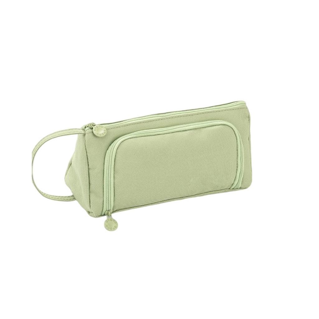 Portable School Bag Pencil Case Primary School Student Three-layer Large Capacity Pencil Case Girl Cute Multifunctional Stationery Bag Portable