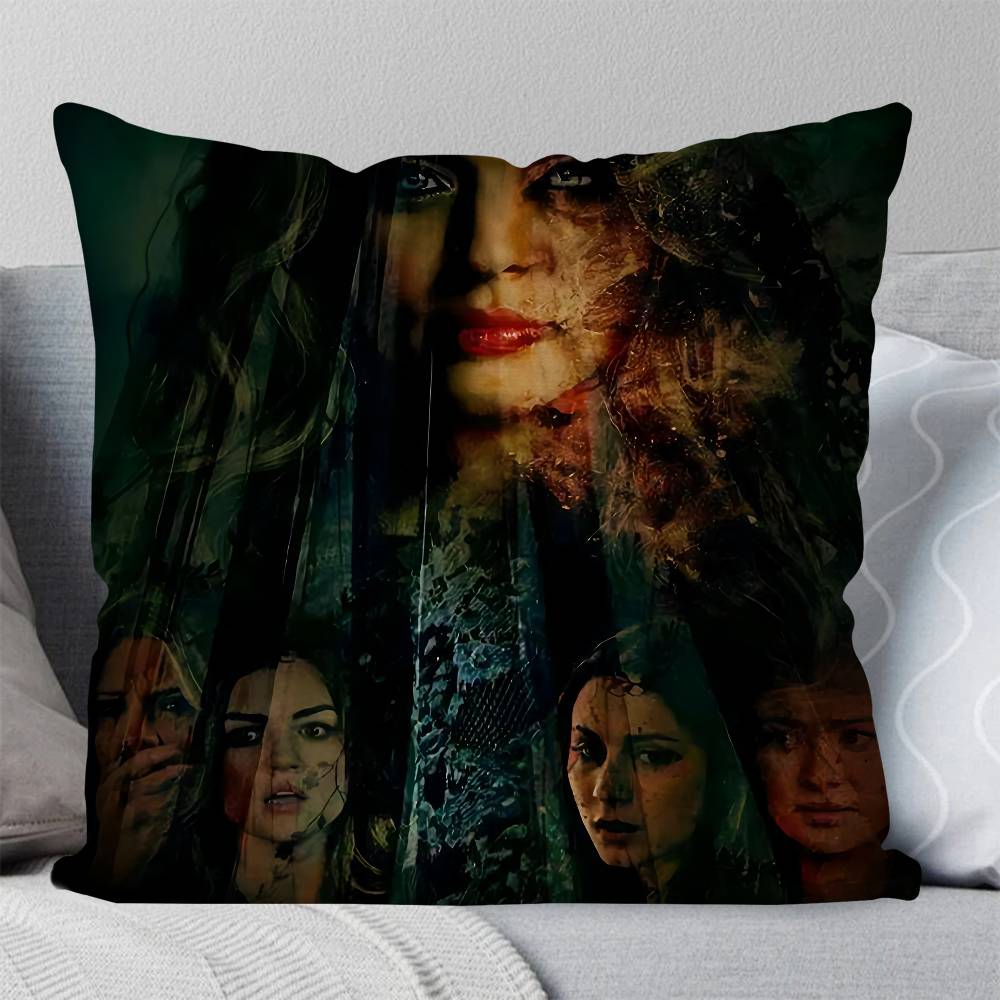 Pretty Little Liars Kissenbezug Quadratisches Kissen Schlafzimmer Sofa Freizeit Komfortkissen Auto Wohnzimmer Heimdekoration