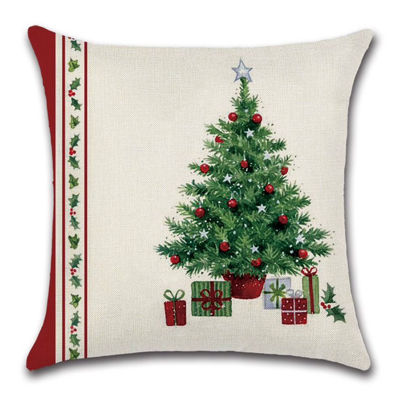 Vibrant Multicolor Christmas Cushion Cover Perfect For Holiday Home Decor