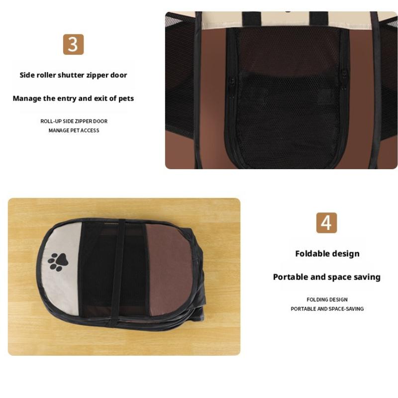 Pet Fence Pet Tent Oxford Buenclaw Foldable Dog Cage Dog Cat Delivery Room Kennel Cat Nest