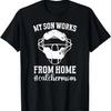 Camiseta Divertida de Mãe de Catcher de Beisebol