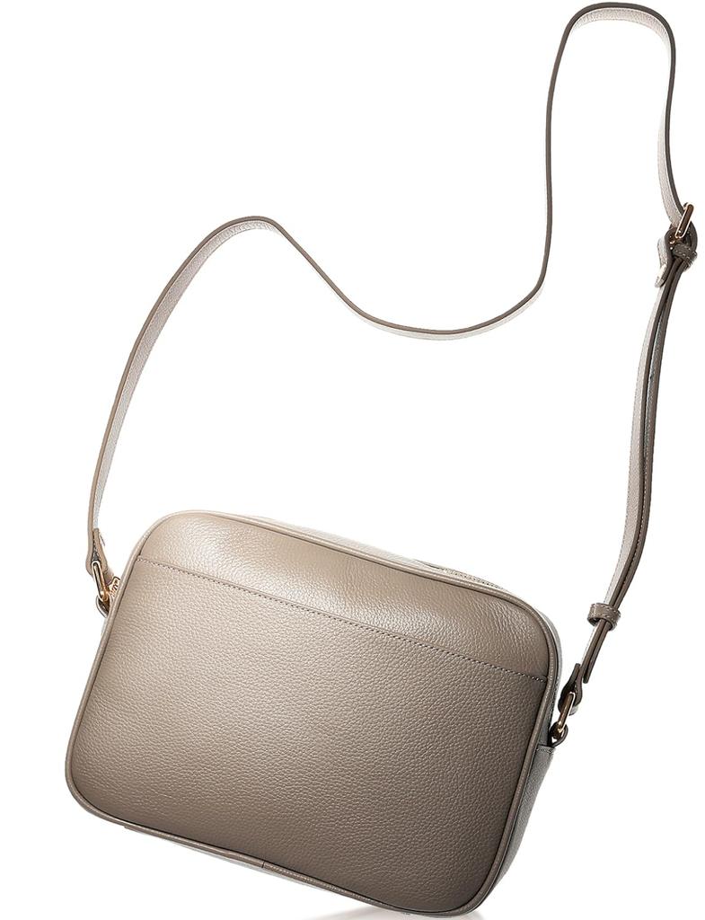 BLUE SINCERE Shoulder Genuine Cowhide Leather SHB10 Women's Bag, Leather, Compact, Lightweight, Mini, One-Shoulder Bag, Vegetable-Tanned / (Grey