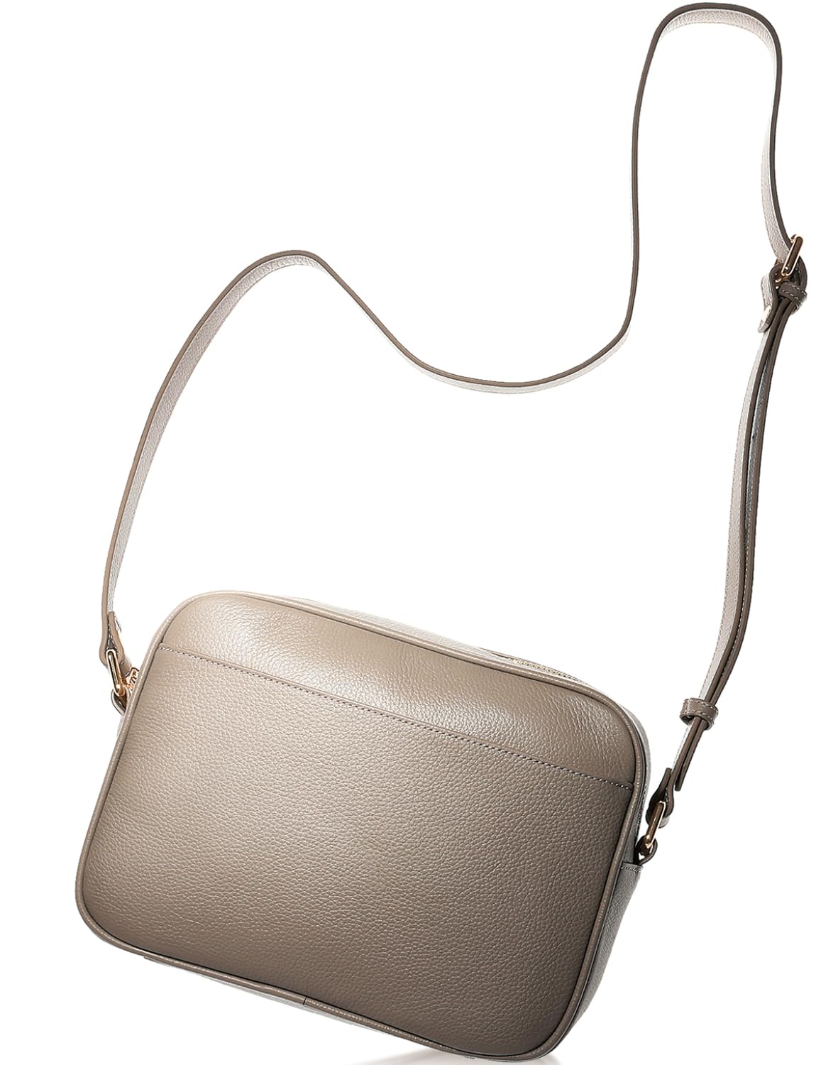 

BLUE SINCERE Shoulder Genuine Cowhide Leather SHB10 Women s Bag, Leather, Compact, Lightweight, Mini, One-Shoulder Bag, Vegetable-Tanned / (Grey