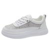 Scarpe da skate nuove per primavera, estate, autunno e inverno, scarpe da studente, a taglio basso, punta rotonda, con lacci