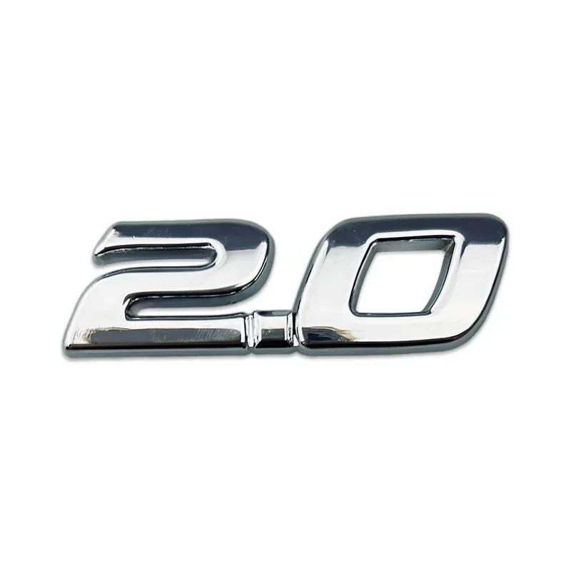 Car Side Sticker Emblem Trunk Decals Badge 2.0 Logo for Toyota Camry Corolla Supra Hilux Rav4 Yaris Tundra Highlander 4runner