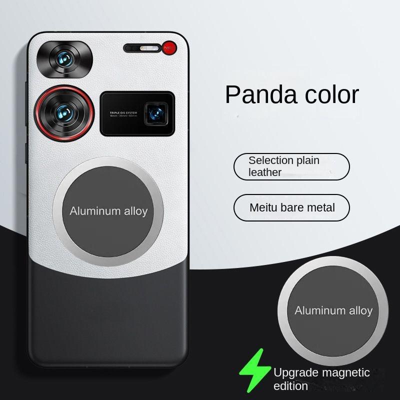 For Nubia Z80 Ultra Case Luxury PU Leather Skin Magnetic Protective Back Cover Case For Nubia Z80 Z70 Z60 Ultra Z60S Pro Shell