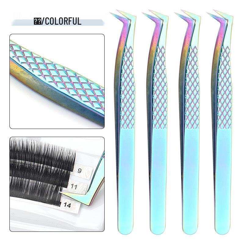 High-Precision Stainless Steel Fish Scale Eyelash Tweezers