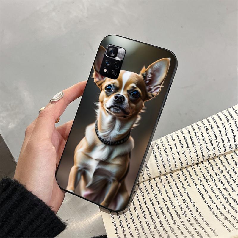 Pouzdro na telefon čivava Puppy Dog pro Xiaomi Redmi note 13 12 Pro 11S 11 10 Pro 10S 12S Redmi 10 9C 13C