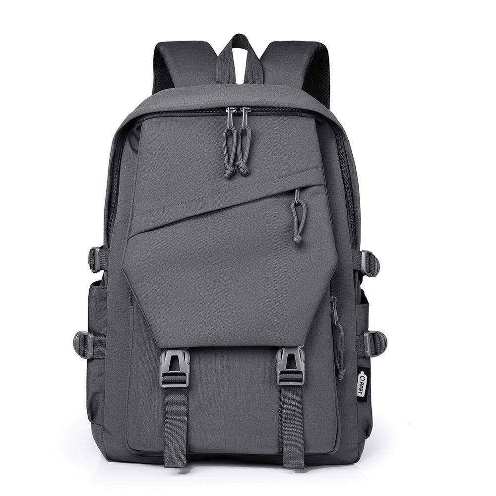 Backpack Men'S And Women'S Simple Large Capacity Leisure Outdoor Travel Backpack Business Computer Bag Leisure Simple School Bag