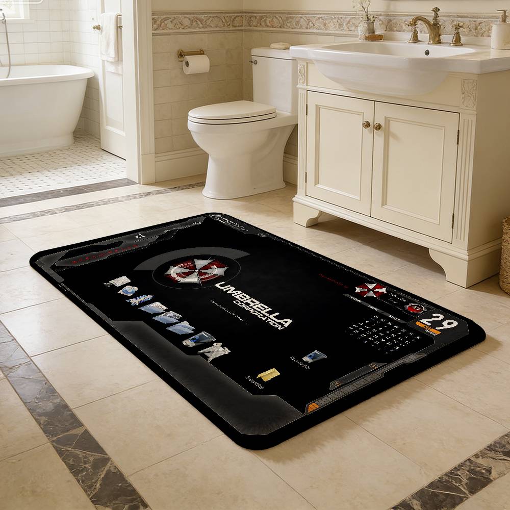 Virtual Company U-umbrella C-corporation Door Mat Kids Room Bedroom Decoration Balcony Anti-Slip Doormat Room Doormat Area Rug