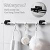 2pcs Self-Adhesive Curtain Rod Holder Nail-Free Curtain Rod Hook Curtain Rod Bracket  Kitchen