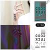Ricalon Blue Luminous Love Couple Finger Tattoo Stickers