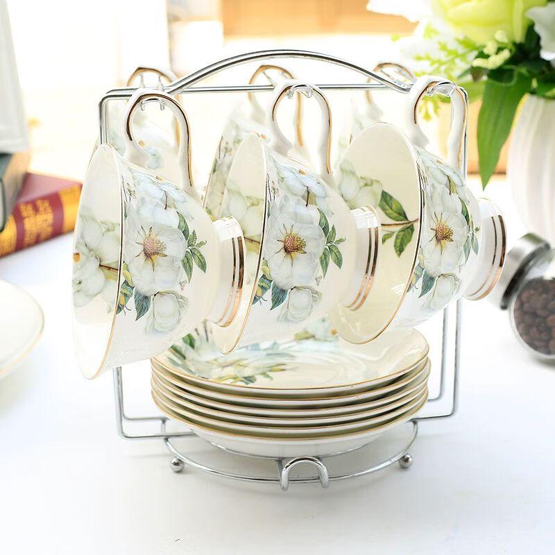 Кофейный и чайный сервиз TXRMDX из европейского костяного фарфора